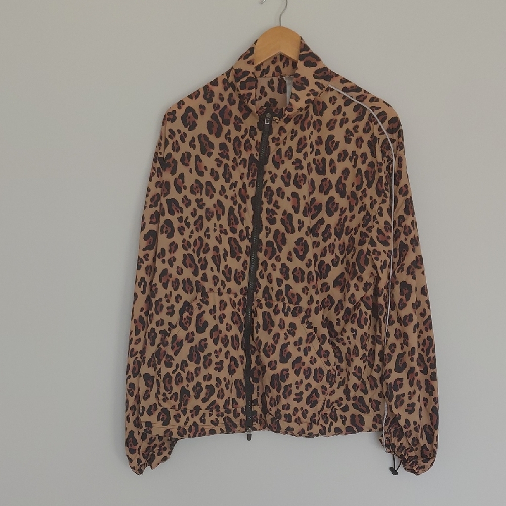 Fabletics Leopard Print Windbreaker Jacket - image 3
